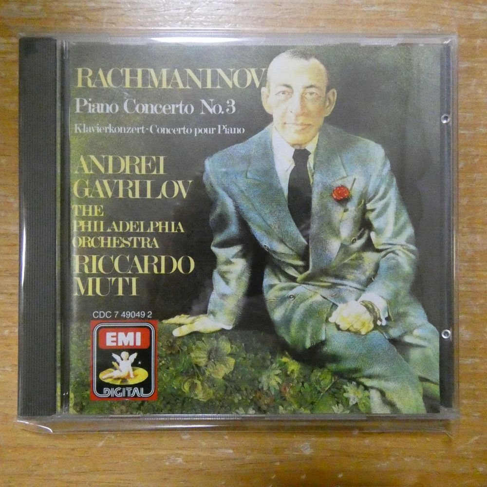 077774904926;【CD/英盤】GAVRILOV/MUTI / RACHMANINOV:PIANO CONCERTO NO.3(CDC7490492)拍卖