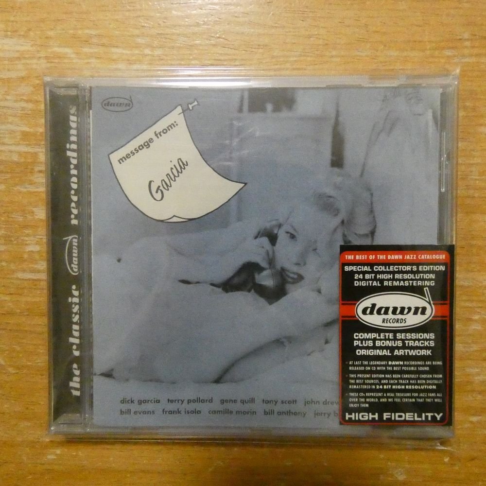 8427328441087;【未開封/CD】DICK GARCIA / A MESSAGE FROM GARCIA DCD-108拍卖