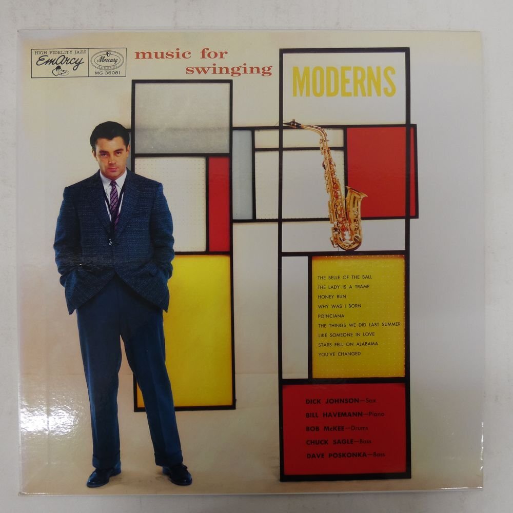 48114526;【国内盤/EmArcy/MONO】Dick Johnson Quartet / Music For Swinging Moderns拍卖