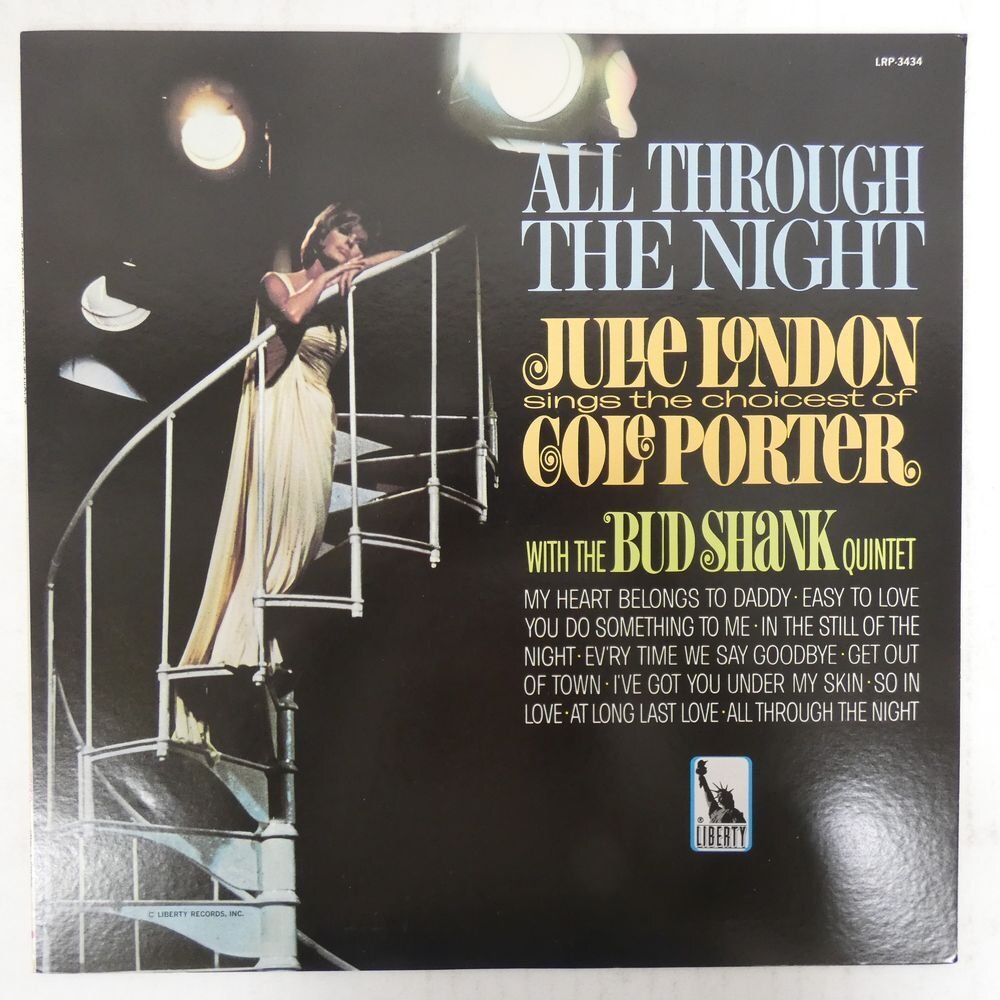 48114730;【国内盤】Julie London With The Bud Shank Quintet / All Through The Night拍卖
