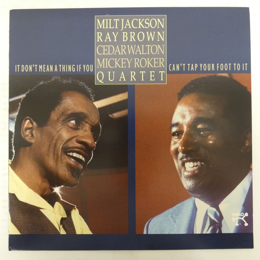 48114959;【US盤/OJC PABLO】Milt Jackson Ray Brown Quartet / It Don't Mean A Thing If You Can't Tap Your Foot To It拍卖