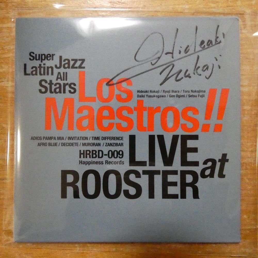 41162615;【CD/サイン入】LOS MAESTROS / LIVE AT ROODTER(紙ジャケット仕様) HRBD-009拍卖