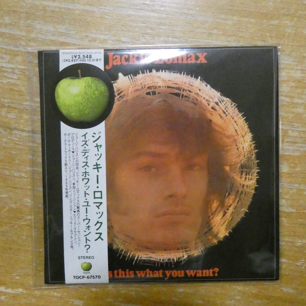 4988006830394;【CD】ジャッキー・ロマックス / イズ・ディス・ホワット・ユー・ウォント?(紙ジャケット仕様) TOCP-67570拍卖