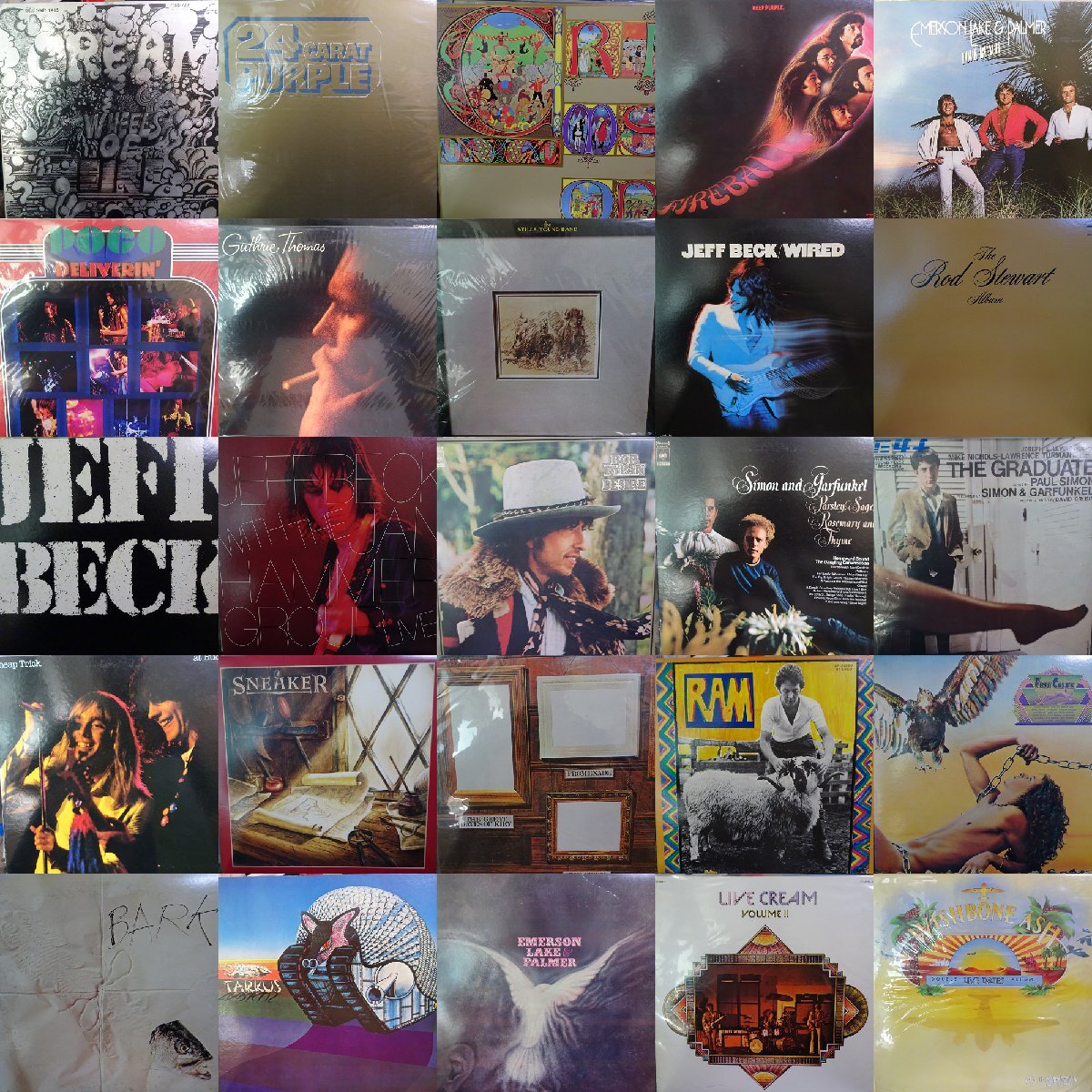 15007501;【大量!ALL国内盤!】 ALL JAPANESE PRESS ROCK & POPS 洋楽_42枚1箱セット/ROLLING STONES,BOB DYLAN 他2拍卖