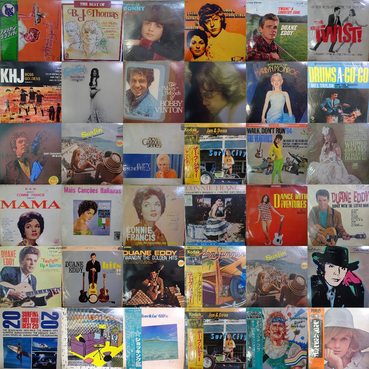 15007502;【国内盤+輸入盤】 オールディーズ OLDIES ROCK&ROLL 60's-POPS系中心 _56枚1箱セット/JAN&DEAN 他1拍卖