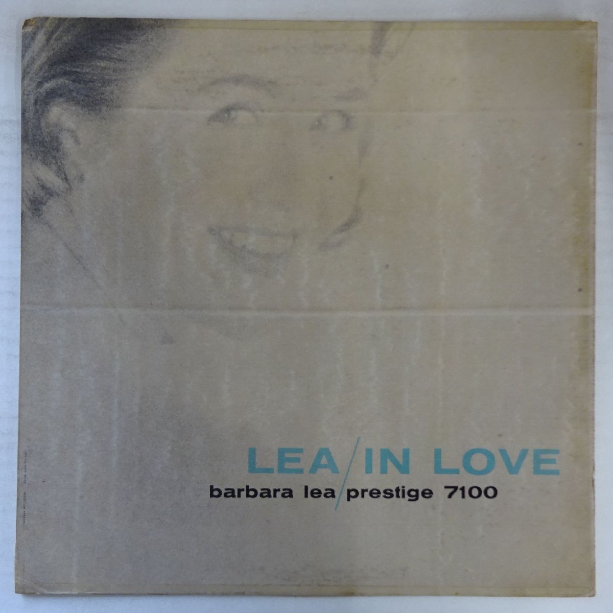 14060037;【ほぼ美盤/US盤/PRESTIGE/黄NYCラベル/プロモ/MONO/深溝/AB刻印/コーティング】Barbara Lea / Lea In Love拍卖