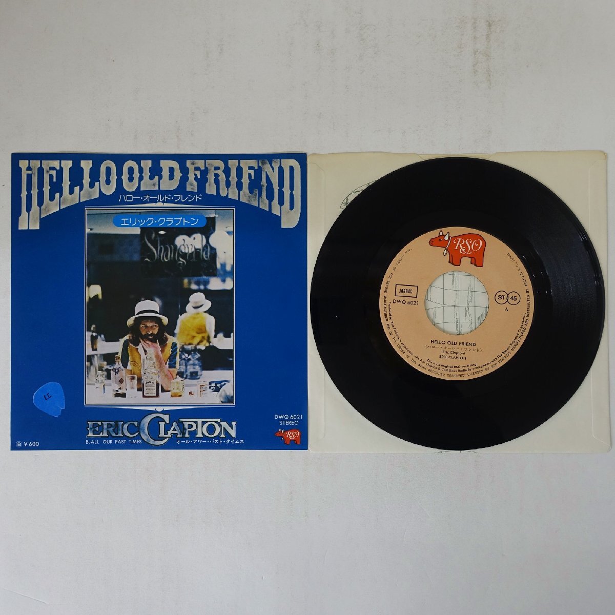 19005014;【国内盤/7inch】Eric Clapton / Hello Old Friend / All Our Pastimes拍卖