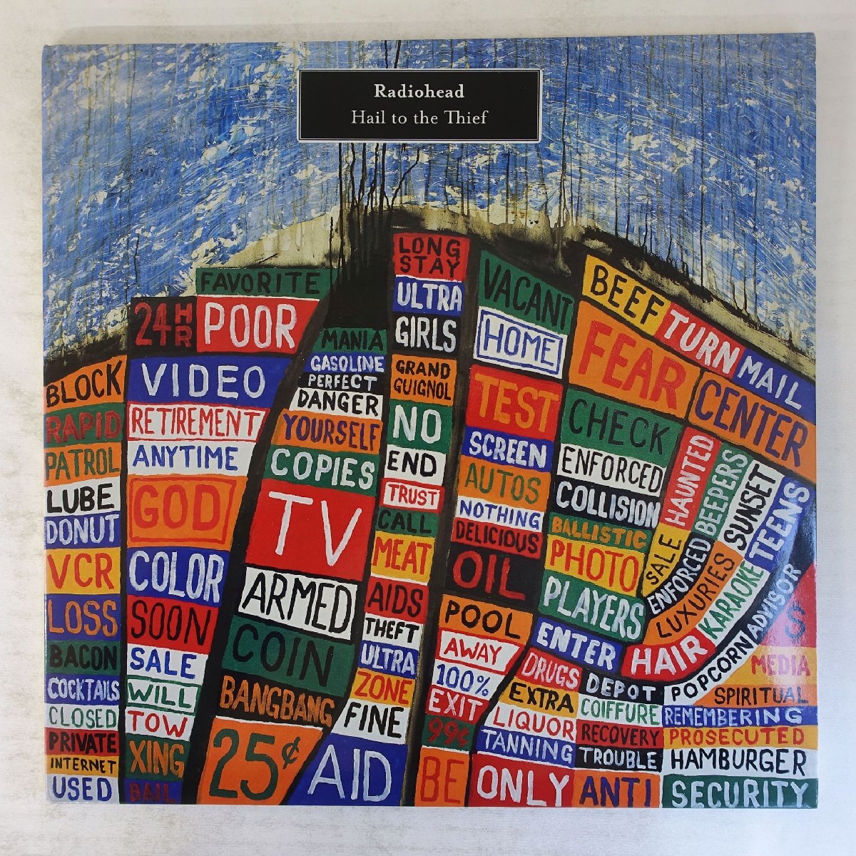 14060255;【美品/EUオリジナル/2LP/ADAM le chien刻印/見開き】Radiohead / Hail To The Thief拍卖
