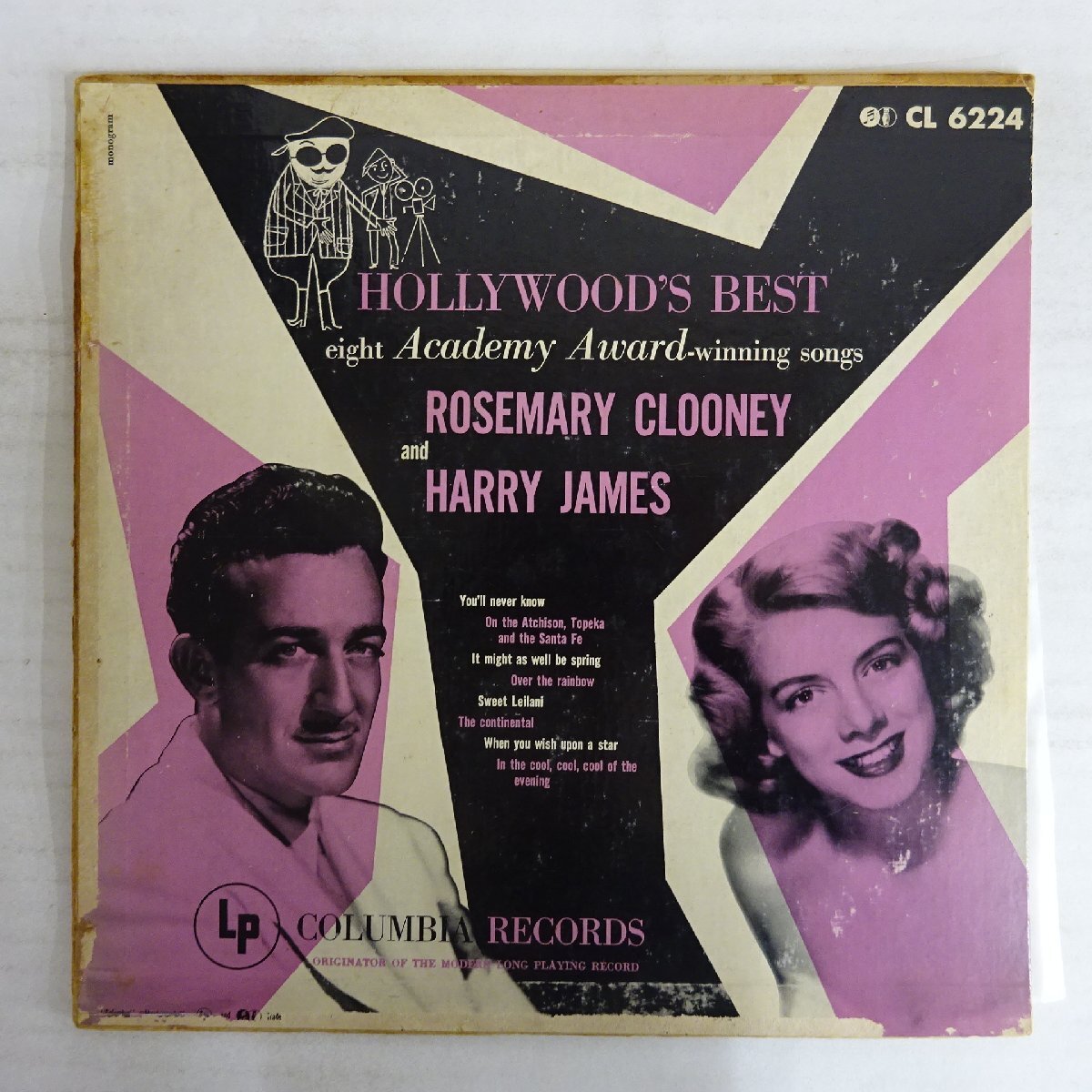 14060306;【US盤/10inch/COLUMBIA/マルーンラベル/MONO/深溝/フラット】Rosemary Clooney Harry James / Hollywood's Best拍卖