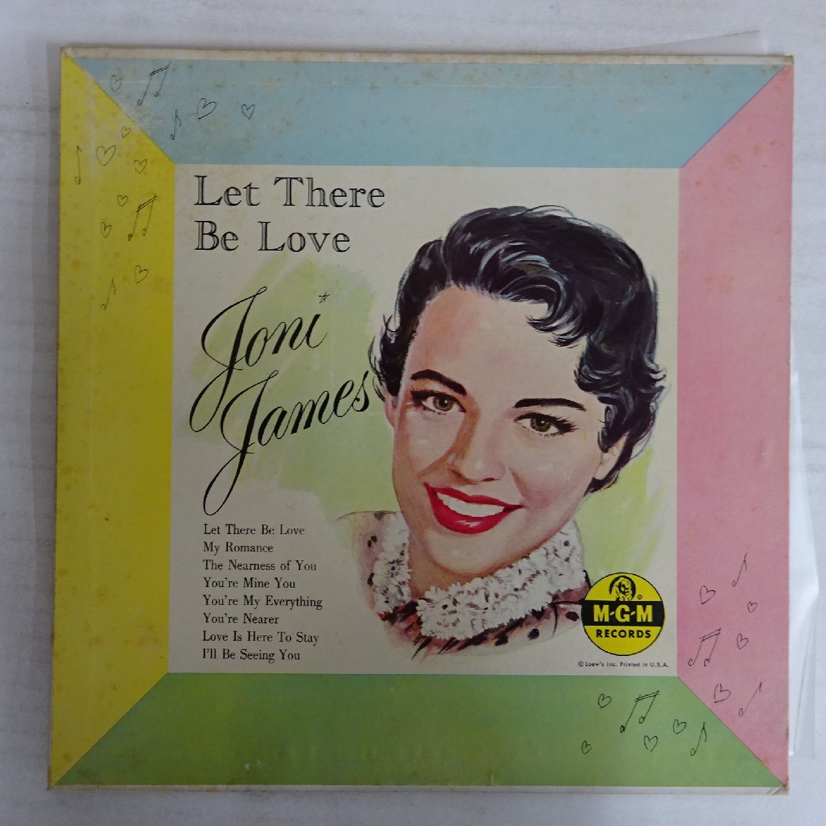 14060308;【US盤/10inch/MGM/黄ラベル/MONO/深溝/フラット】Joni James / Let There Be Love拍卖