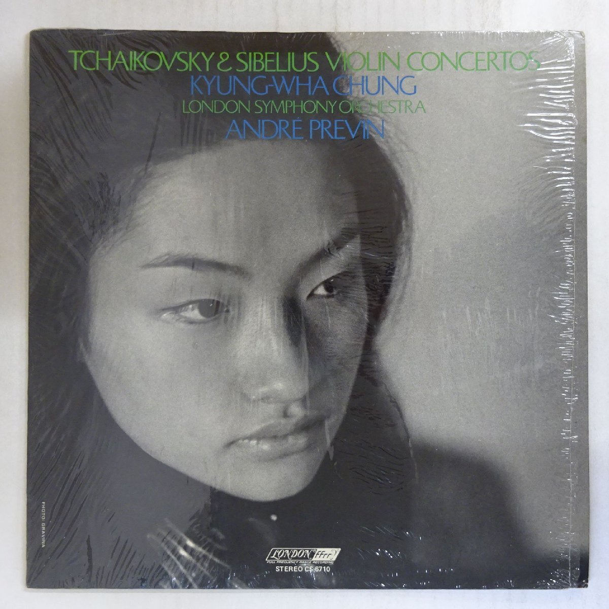 11246672;【英LONDON/マト両面3W/ZALスタンパー/シュリンク】チョン・キョンファ, プレヴィン / チャイコフスキー/ヴァイオリン協奏曲拍卖
