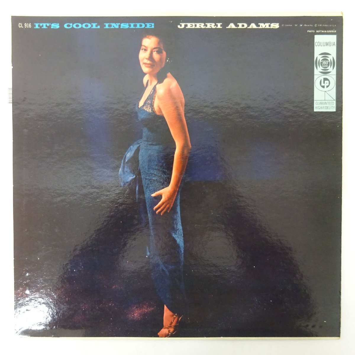 14060326;【ほぼ美盤/US盤/COLUMBIA/6EYE/MONO/深溝/マト1C1B/コーティング】Jerri Adams / It's Cool Inside拍卖