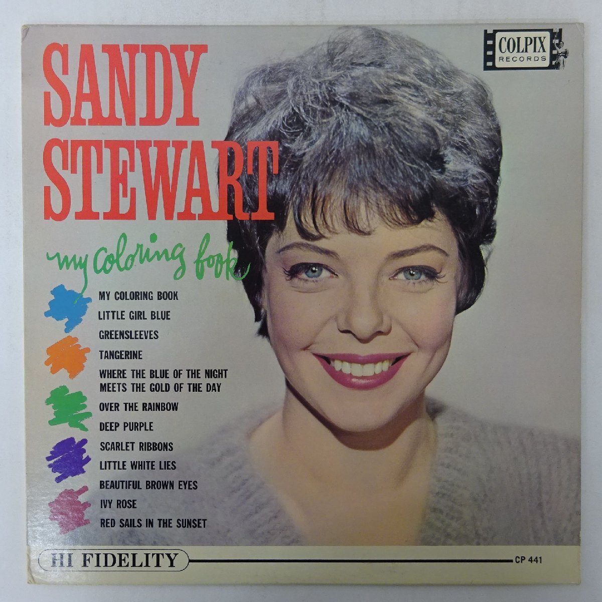 14060323;【US盤/COLPIX/金ラベル/MONO/フラット】Sandy Stewart / My Coloring Book拍卖