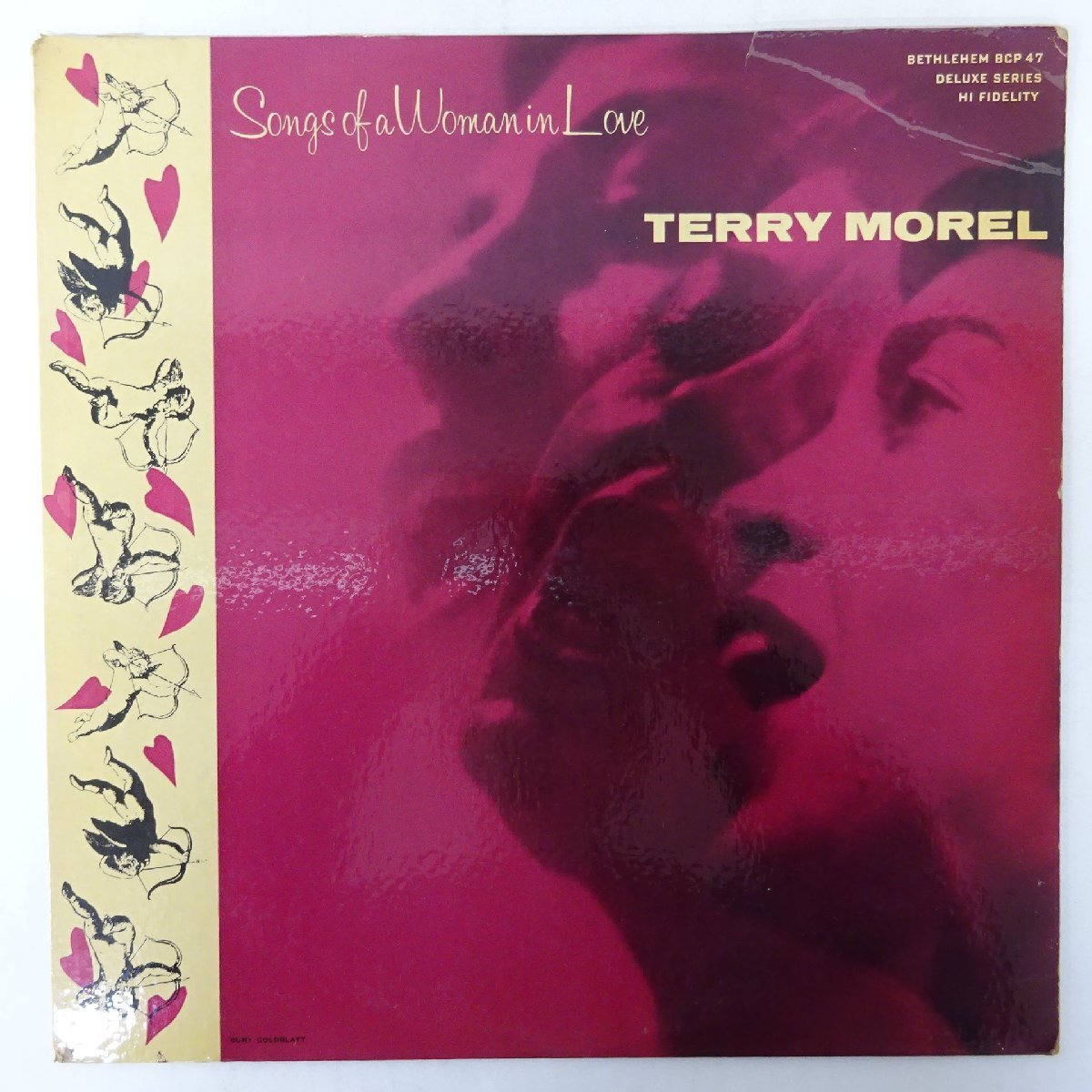 14060339;【US盤/BETHLEHEM/マルーンラベル/LEAF/MONO/深溝/手書RVG刻印/コーティング】Terry Morel / Songs Of A Woman In Love拍卖