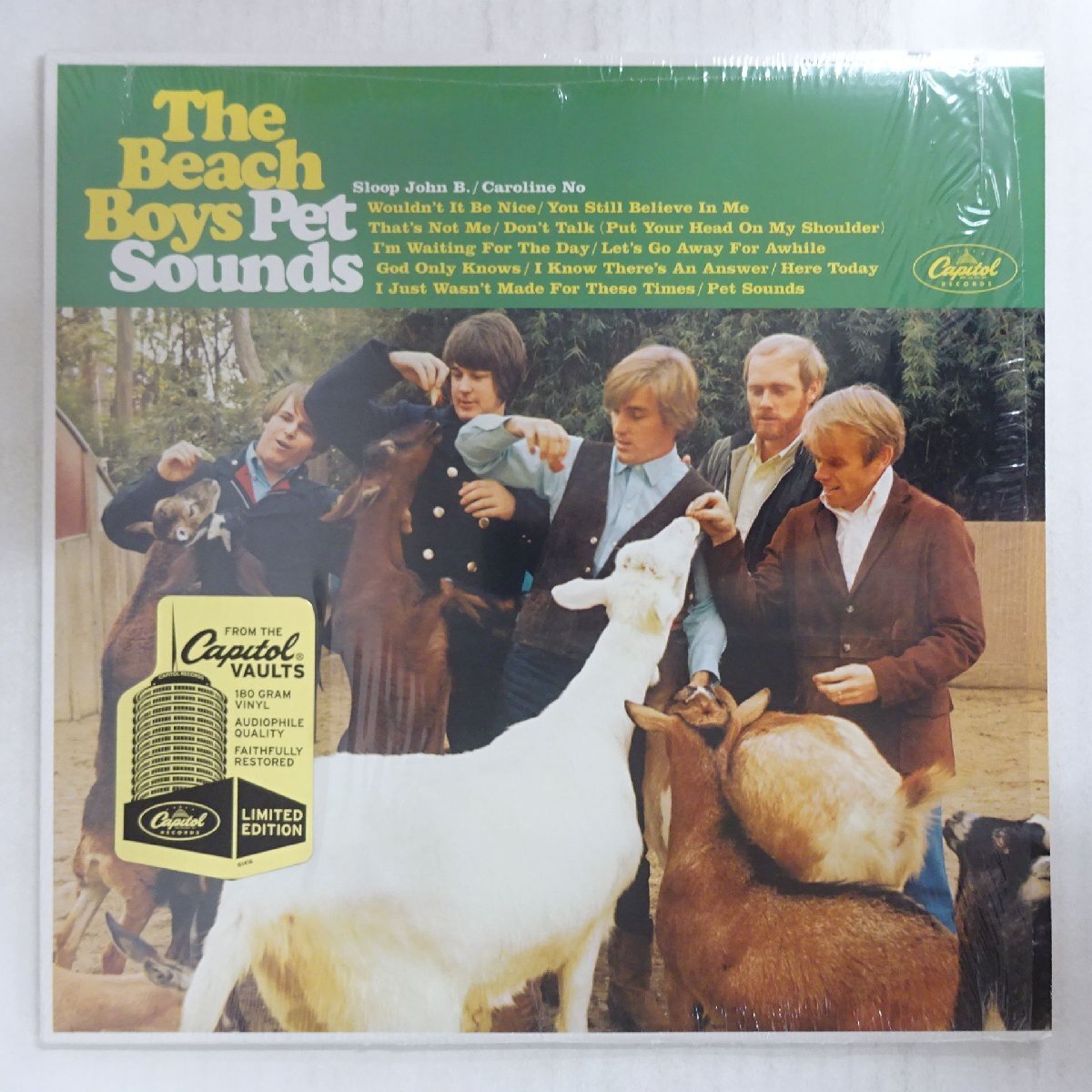 11246879;【美品/US盤/高音質180g重量盤/ハイプステッカー/シュリンク】The Beach Boys / Pet Sounds拍卖