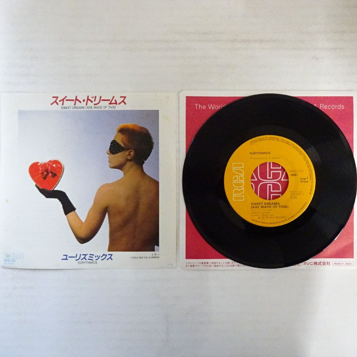19005083;【国内盤/7inch】ユーリズミックス / スイート・ドリームス / ミラー拍卖