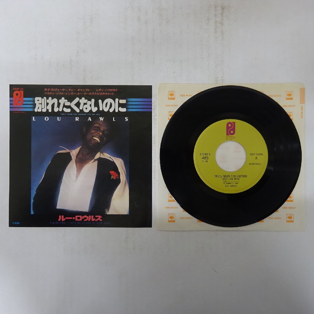 19005261;【国内盤/7inch】Lou Rawls / 別れたくないのに You'll Never Find Another Love Like Mine拍卖
