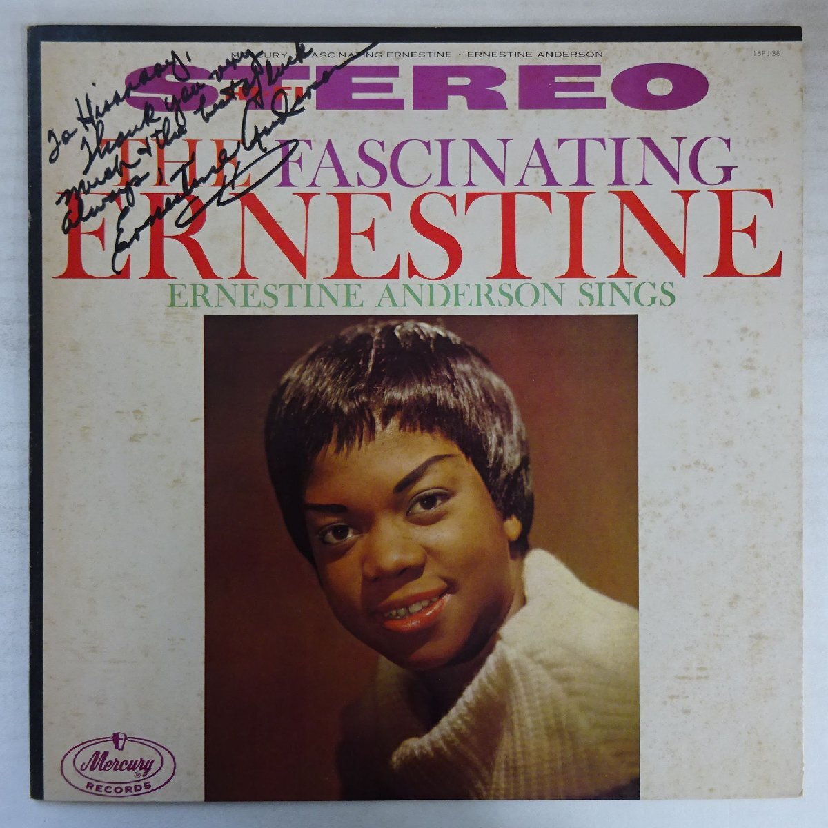 10084097;【国内盤/直筆サイン/MERCURY】Ernestine Anderson / The Fascinating Ernestine拍卖