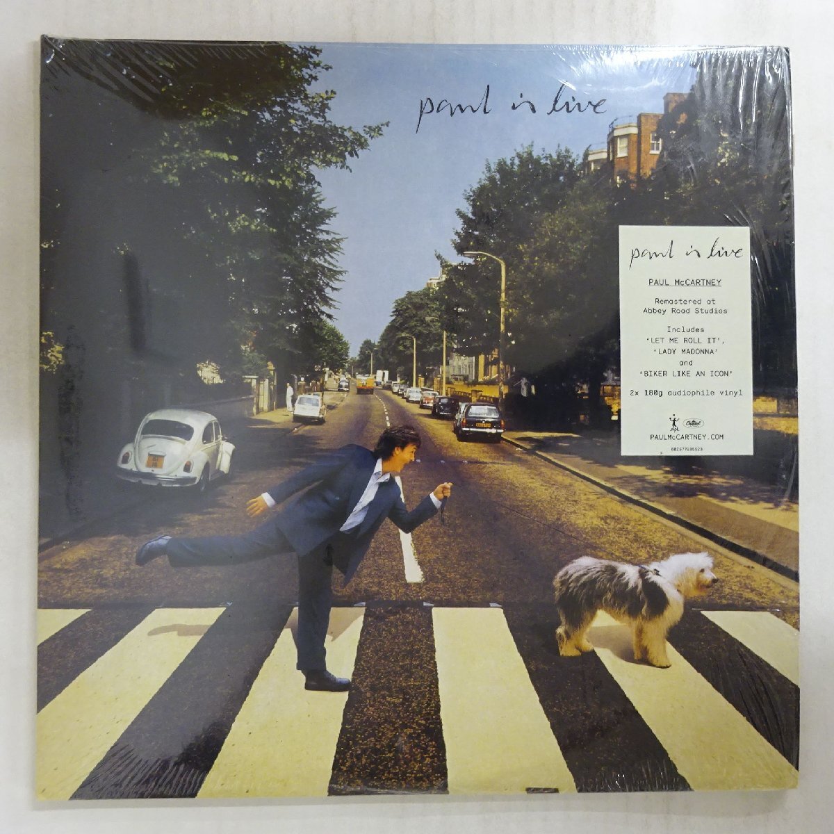 11246980;【美品/EU盤/高音質180g重量盤/ハイプステッカー/シュリンク/2LP】Paul McCartney / Paul Is Live拍卖