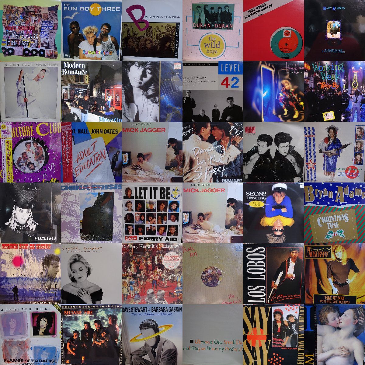 15007537;【国内盤+輸入盤】 80's ROCK POPS NEW-WAVE SYNTH-POP系中心 12inch _83枚1箱セット/FUN BOY THREE 他 1拍卖