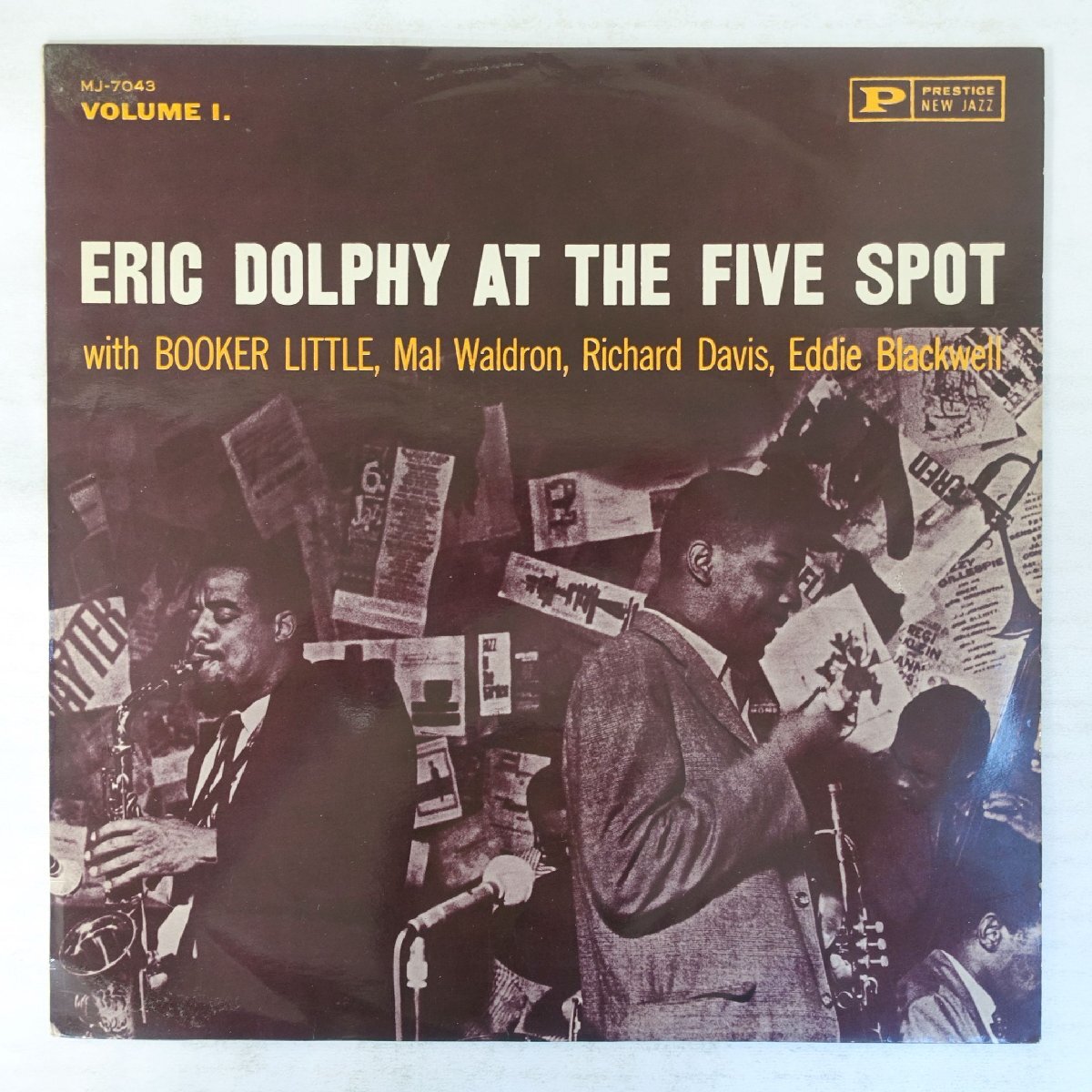 11245865;【国内盤/Prestige/ペラジャケ】Eric Dolphy / At The Five Spot, Volume 1. ファイブ・スポットのエリック・ドルフィー拍卖