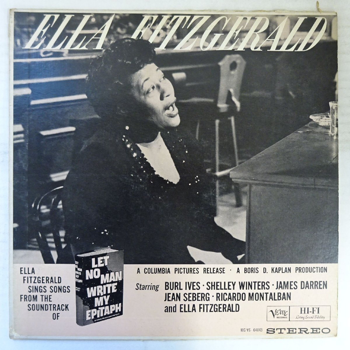 14060481;【US盤/VERVE INC/深溝】Ella Fitzgerald / Ella Fitzgerald Sings Songs From Let No Man Write My Epitaph拍卖