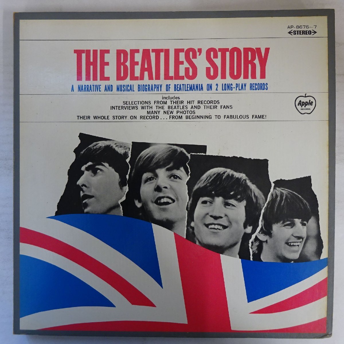 10084193;【国内盤/2LP】The Beatles ザ・ビートルズ / The Beatles' Story拍卖