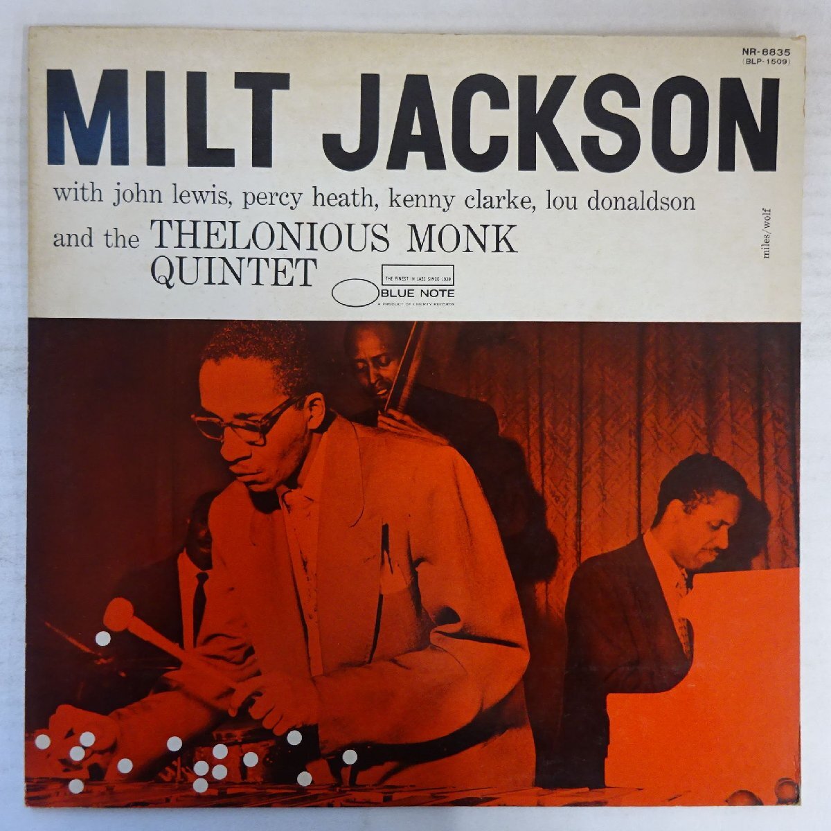 11246989;【ほぼ美盤/国内盤/Blue note】Milt Jackson / Milt Jackson With John Lewis ~ And The Thelonious Monk Quintet拍卖