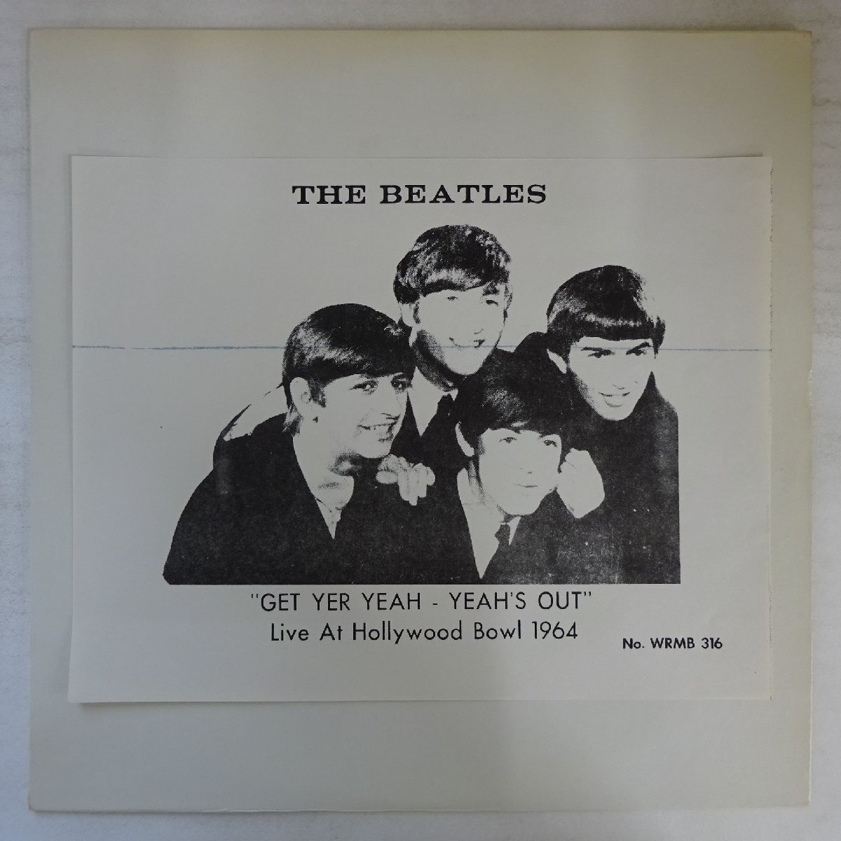 14060784;【BOOT】Beatles ビートルズ / Get Yer Yeah - Yeah's Out (Live At Hollywood Bowl 1964)拍卖
