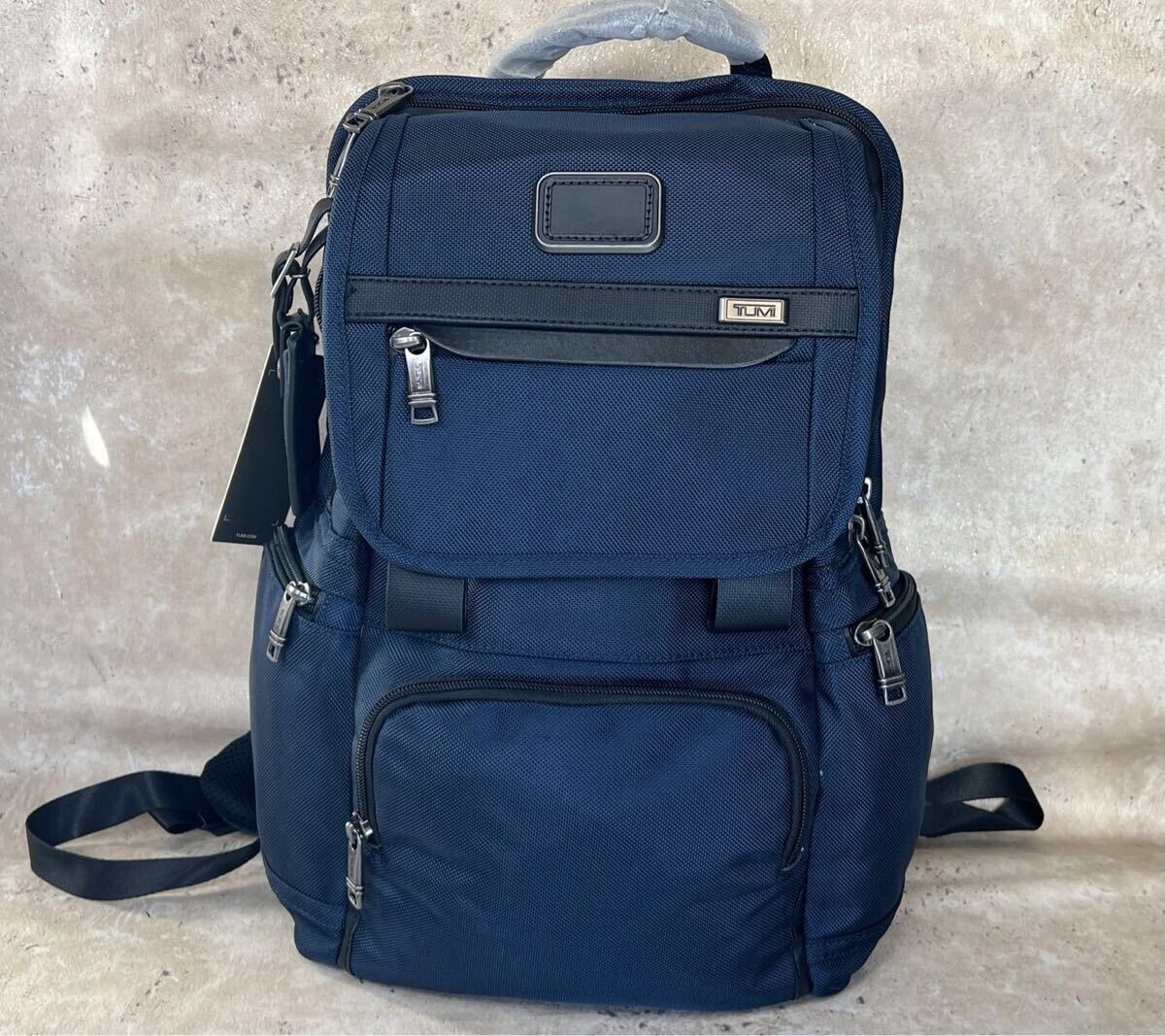 TUMI トゥミ ビジネスバッグ リュックサック ネイビー PC鞄 未使用拍卖