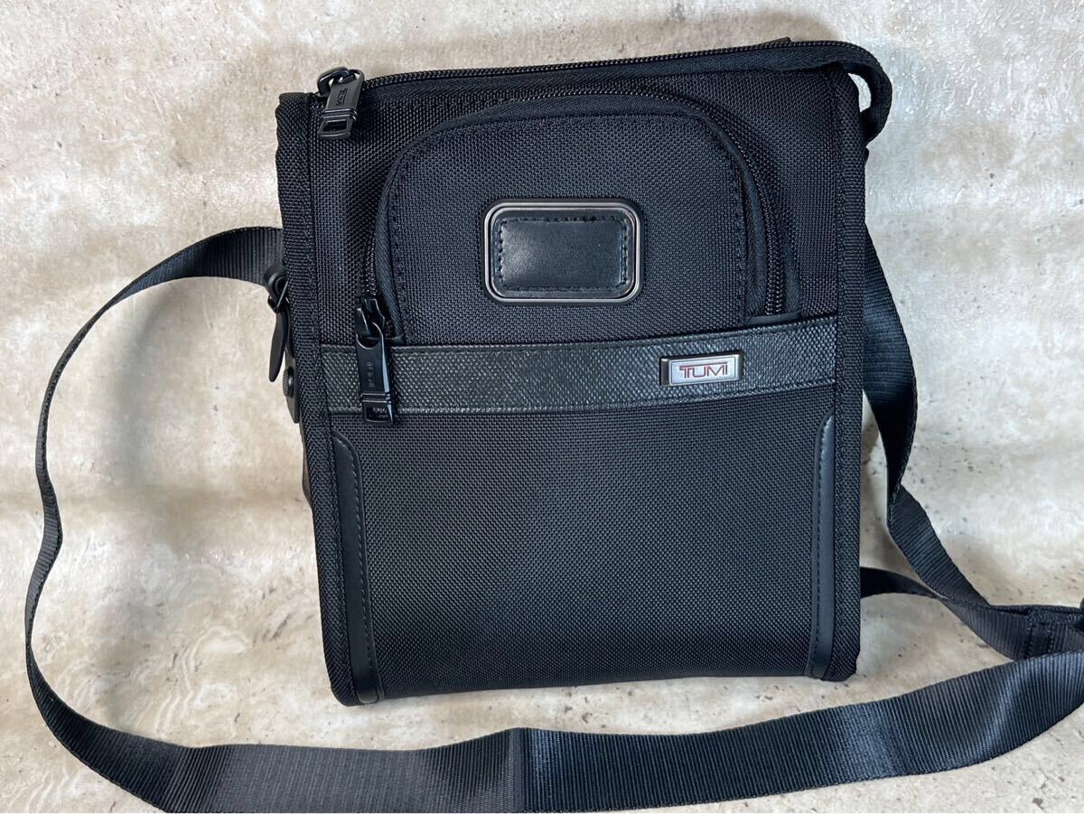TUMI トゥミ ショルダーバッグ 斜め掛け ブラック 未使用拍卖