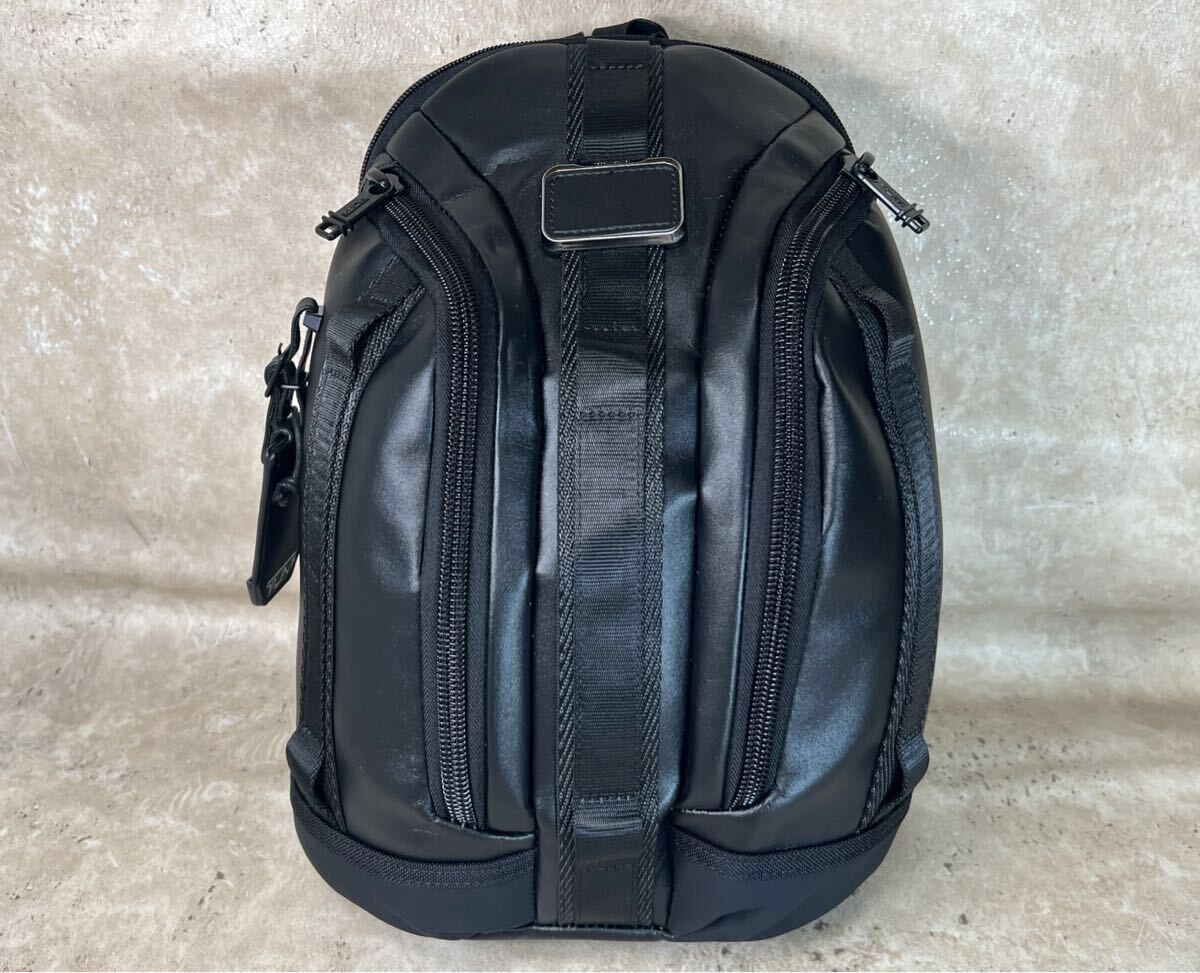 TUMI トゥミ ショルダーバッグ リュックサック 2way 大容量 レザー ブラック 未使用拍卖