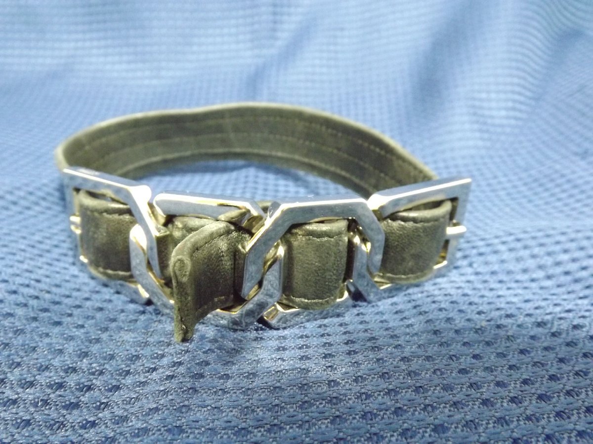 BALLY (バリー) ヴィンテージ レザーチョーカー 首輪 ロック 送料無料拍卖