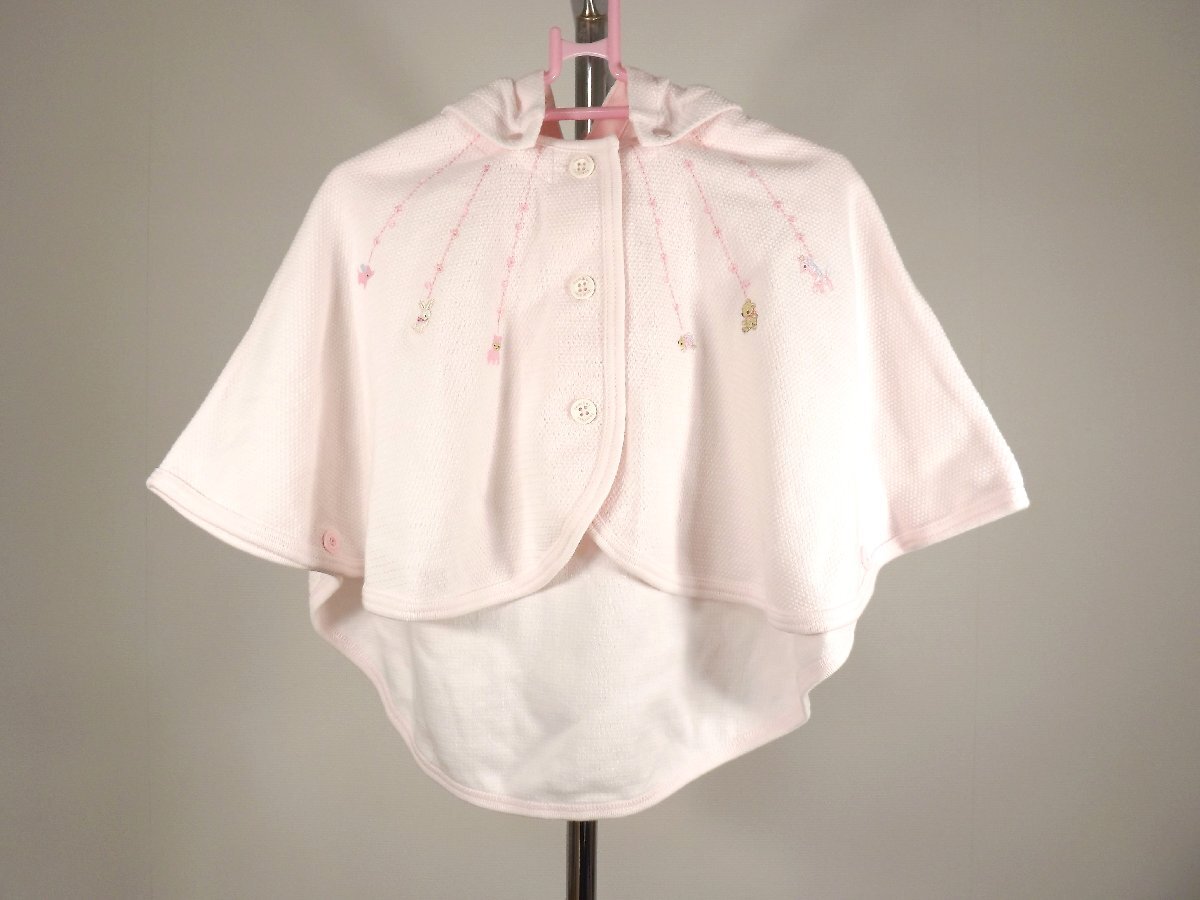 美品 familiar (ファミリア) 日本製 ポンチョ サイズ60~90 送料無料拍卖