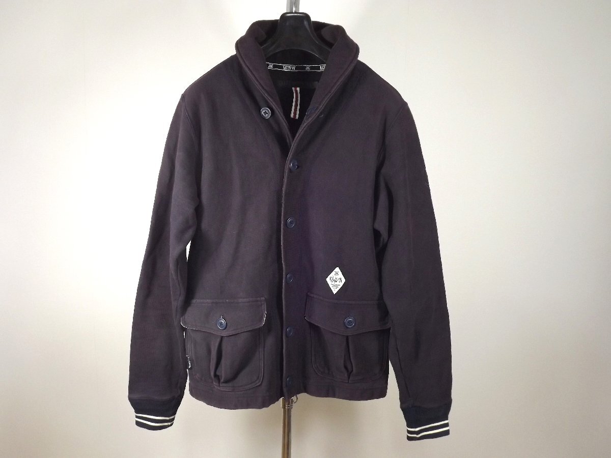 NEXUSVII NEXUS7 (ネクサスセブン) 日本製 袖ボーダー スウェット ジャケット 44拍卖