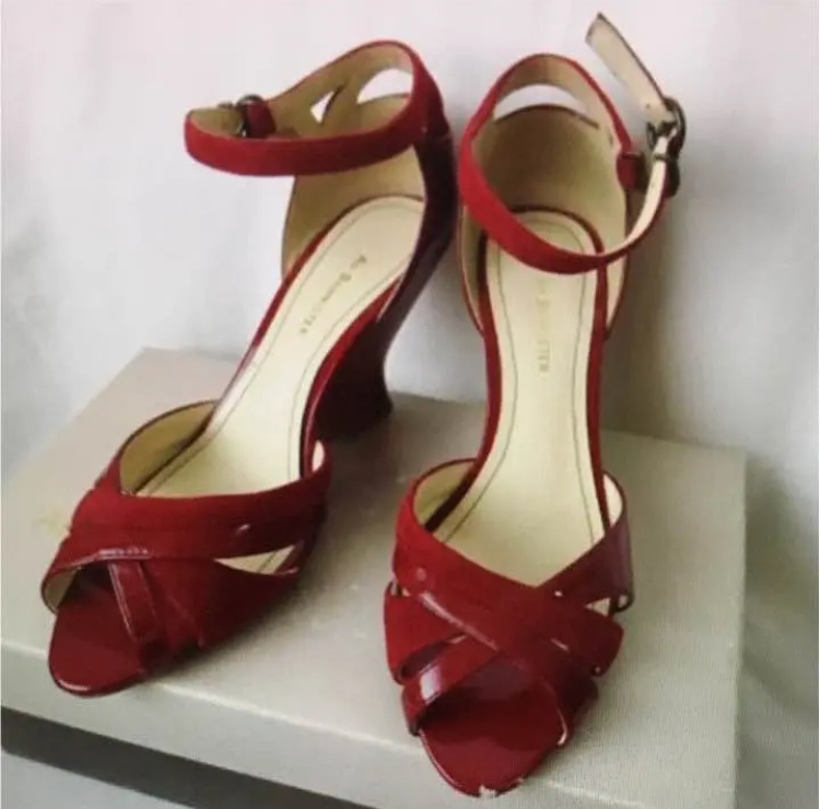 AU BANNISTER (オゥ・バニスター) ウェッジヒール ミュール レディース拍卖