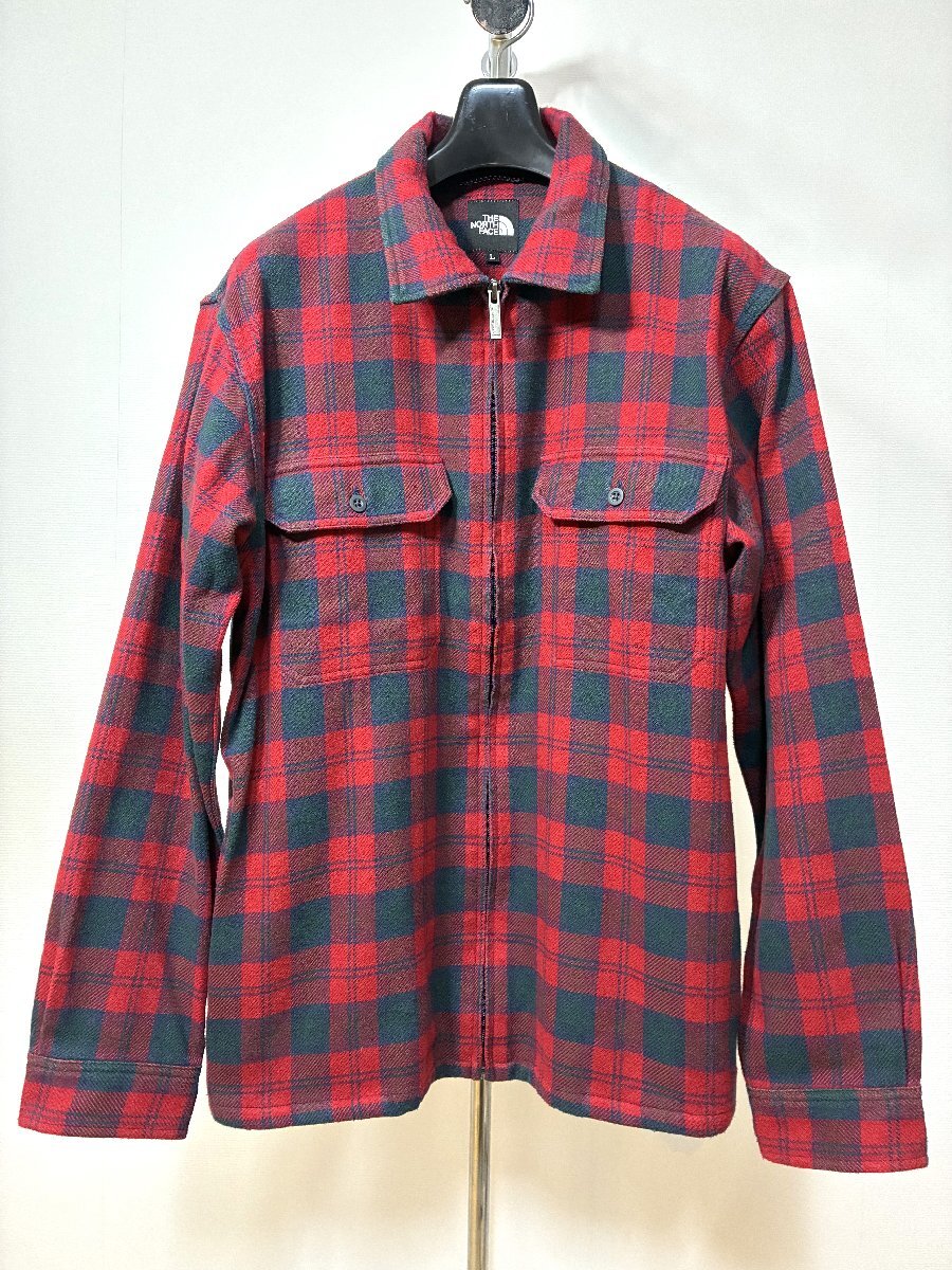 THE NORTH FACE (ザノースフェイス) チェック シャツジャケット メンズL NT26955拍卖