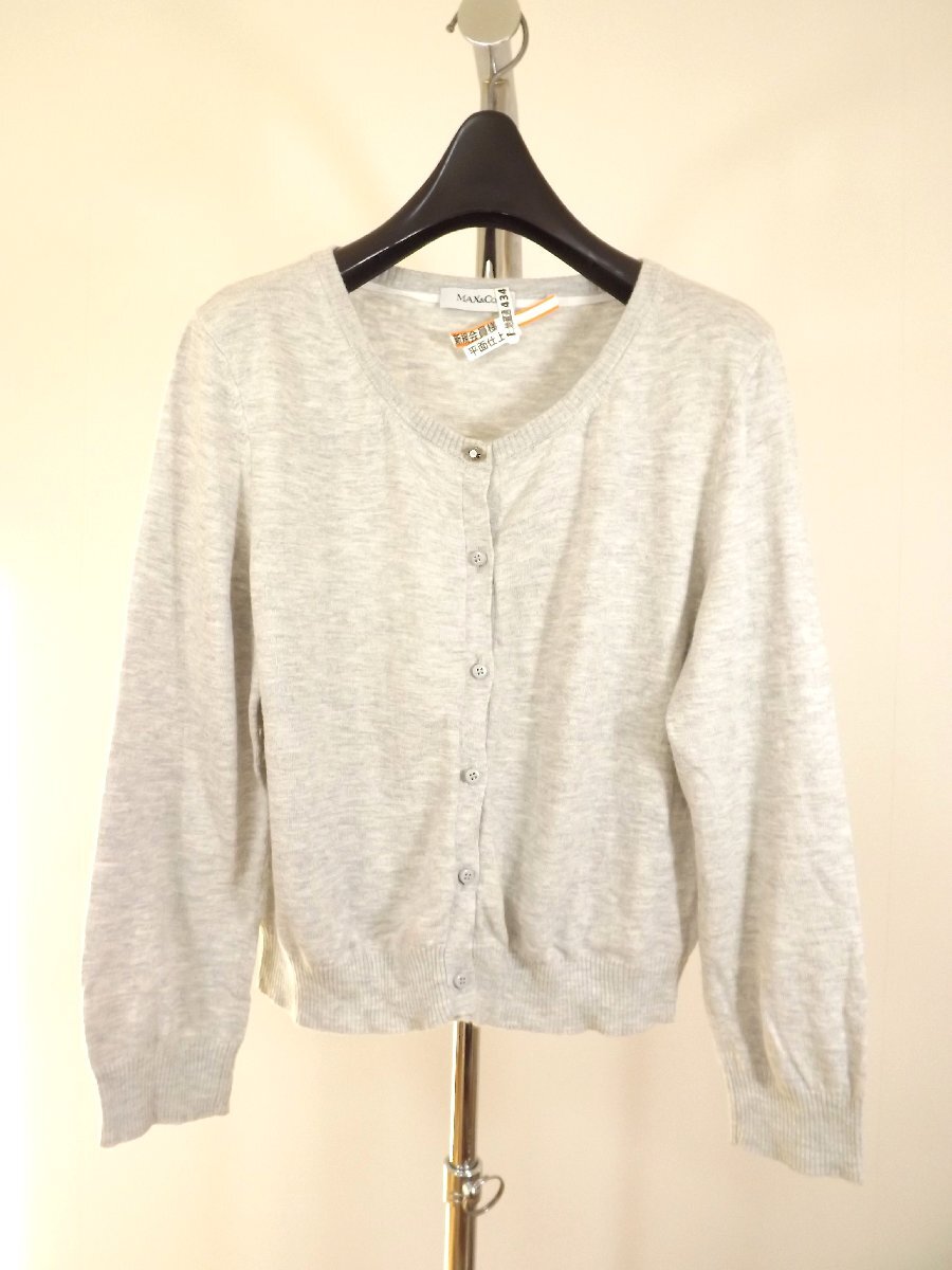Max&Co.(マックス&コー) シルク混 カーディガン L 送料無料拍卖