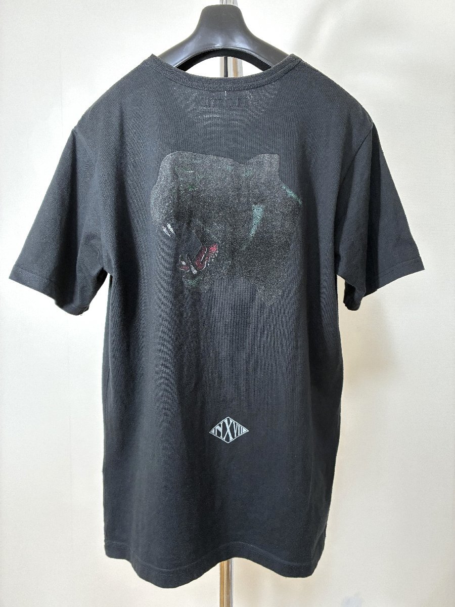 NEXUSVII NEXUS7 (ネクサスセブン) ポケット付き バックプリント ブラックタイガー Tシャツ メンズ46(M) 送料無料拍卖