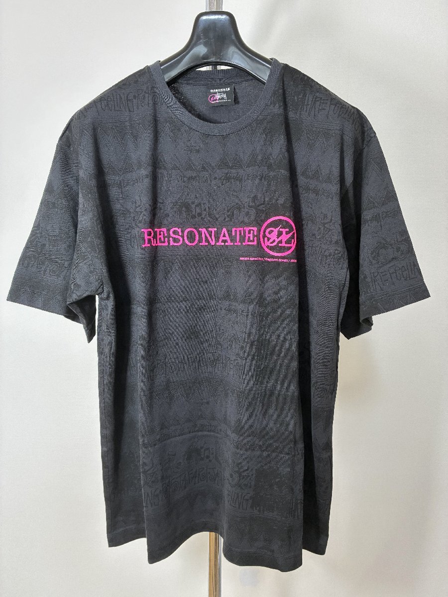 L 新品 RESONATE GOODENOUGH×STUSSY ×fragment (リゾネイト グッドイナフ × ステューシー×フラグメント) Tシャツ 送料無料拍卖
