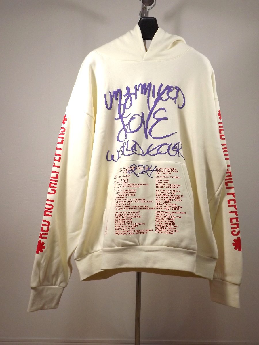 Lサイズ 新品 レッチリ アンリミテッド ラブ バタークリーム パーカー 2024 ツアー UNLIMITED LOVE BUTTERCREAM PULLOVER HOODIE拍卖