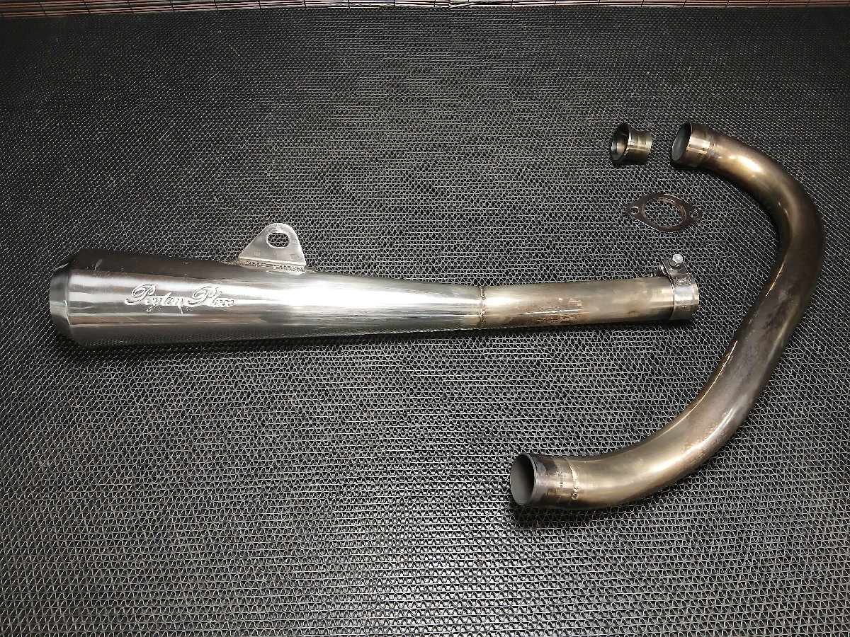 ヤマハ SR500-2 Peyton PlaceサイレンサーマフラーエキパイSET(1JN 2J2 400 1JR 絶版廃番 ヨシムラTMR ウオタニSP2 カフェ改 動拍卖