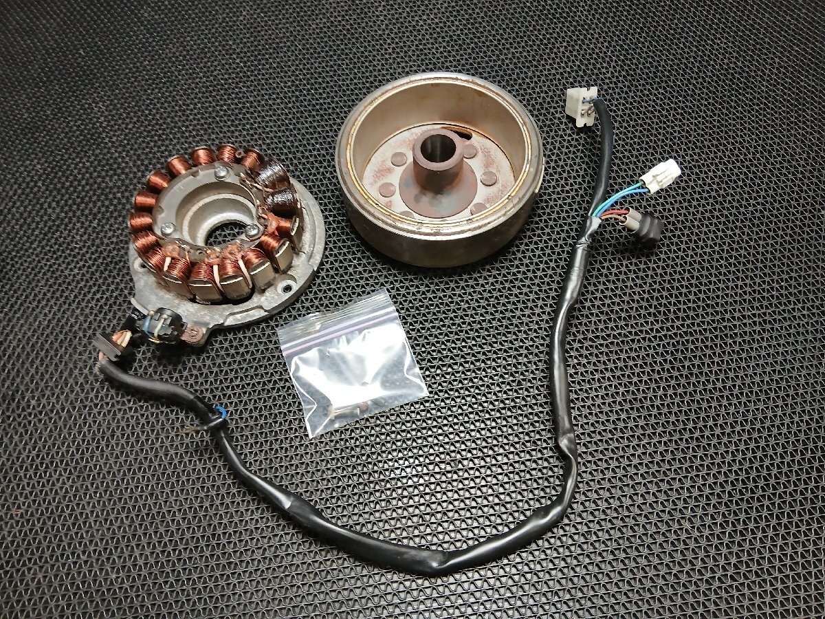 ヤマハ SR500-2 CDIマグネトー ステーターコイル発電(1JN 2J2 400 1JR 絶版廃番 ヨシムラTMR ウオタニSP2 カフェ改 動画あり拍卖