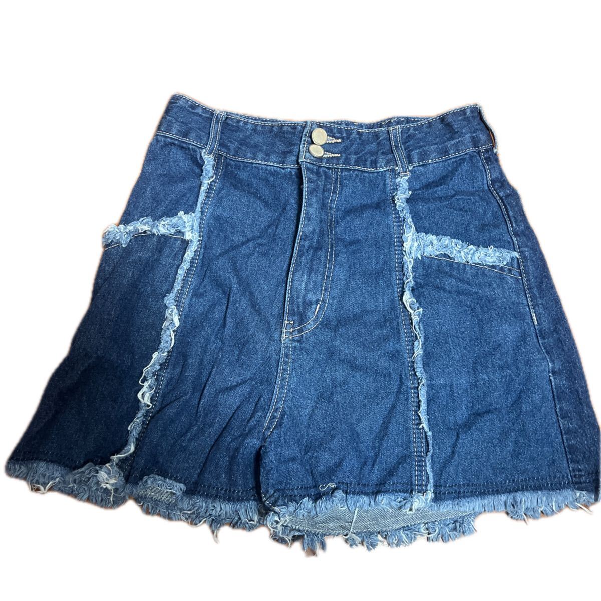 セシルマクビーCECIL McBEE キュロットスカート デニム拍卖