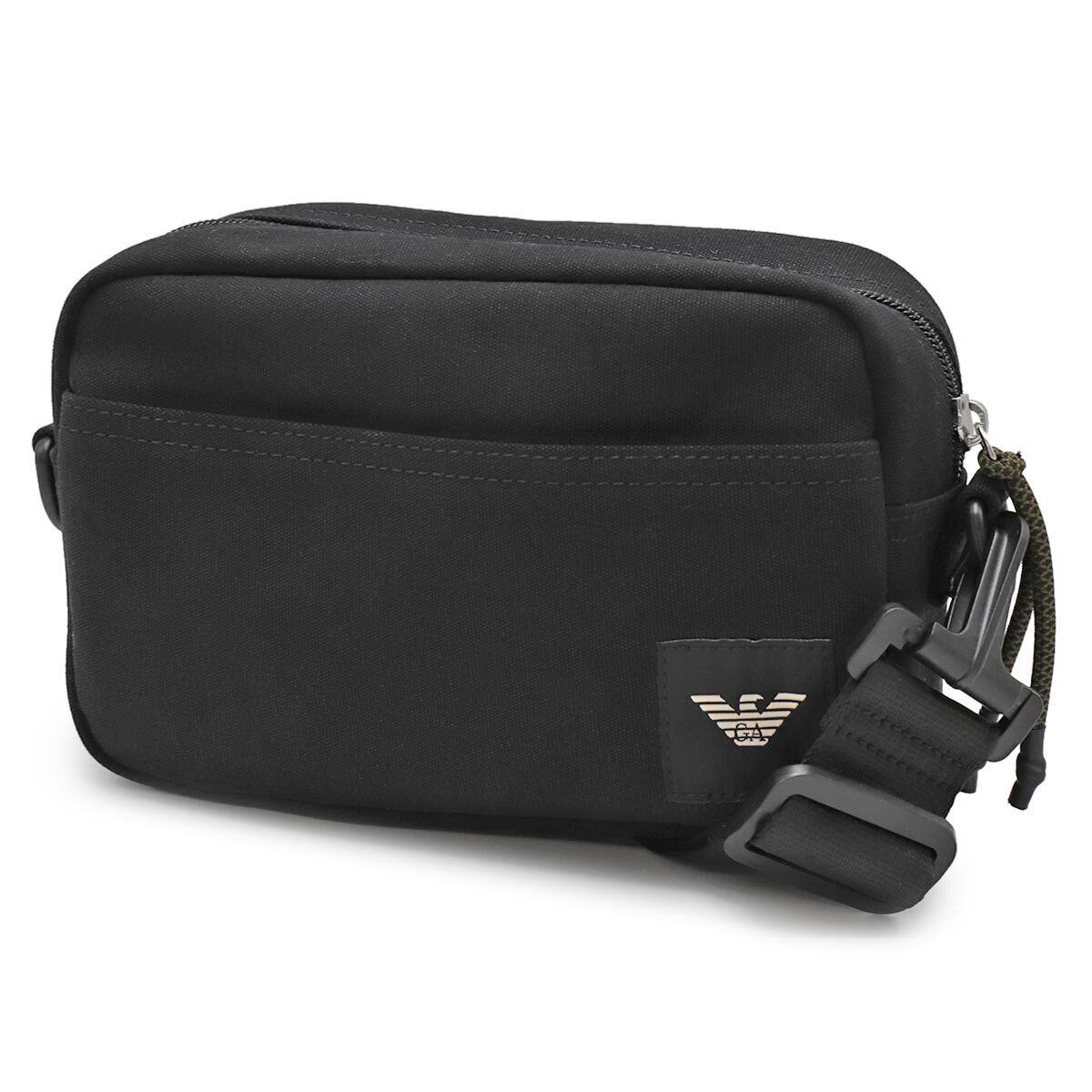 エンポリオアルマーニ ショルダーバッグ/クロスボディ バッグ メンズ イーグルマーク ブラック Y4M419 YQ73K 80001 EMPORIO ARMANI拍卖