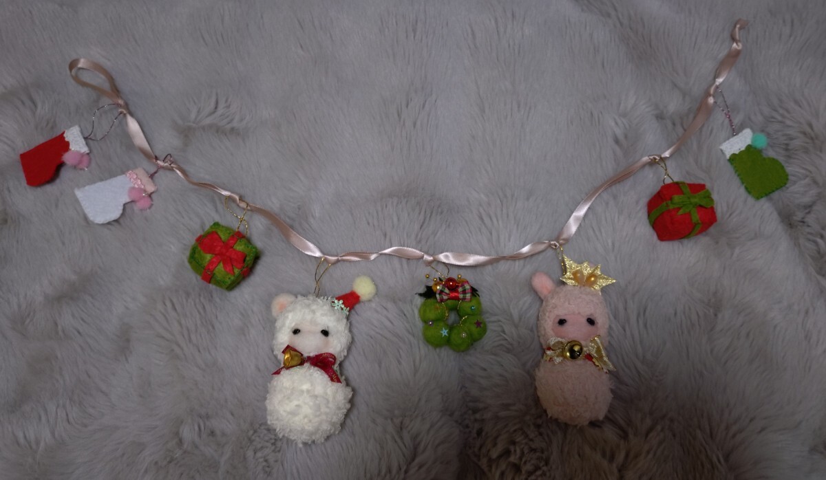 クリスマス 飾り★ハンドメイド 羊毛フェルト拍卖