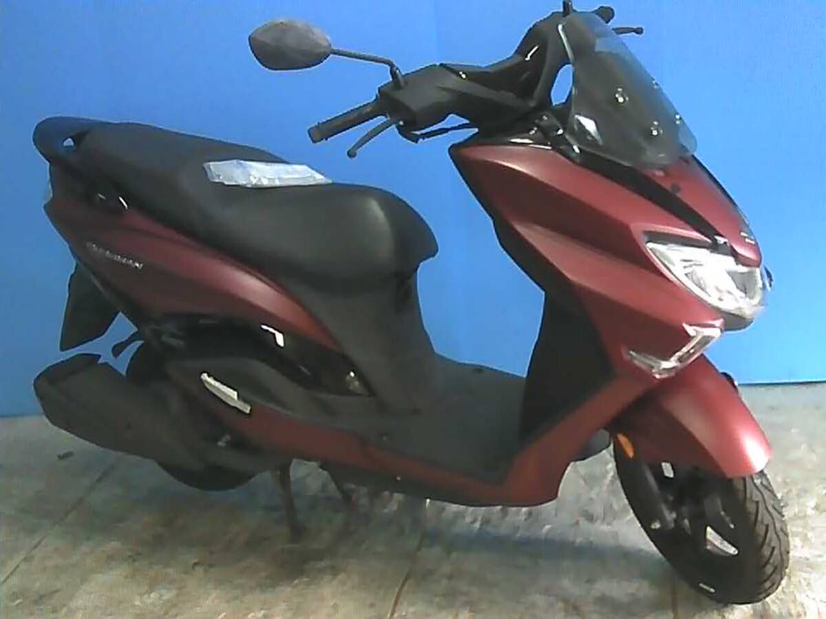 SUZUKI バーグマン125 M赤 エンジン始動動画 自賠責保険で乗れます 半額配送キャンペーン 現状渡し諸経費¥0- 横浜 P-Yard 045-507-6300拍卖