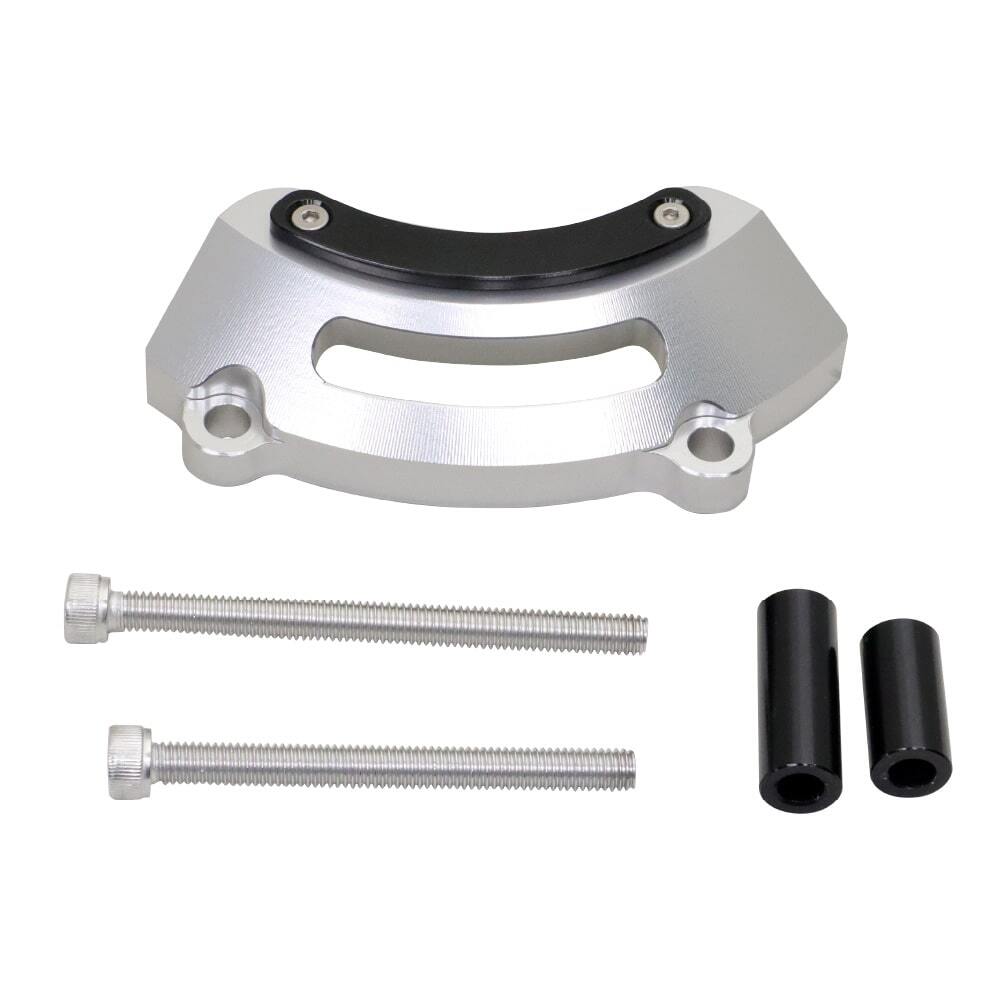 クロスカブ JA60専用 左クランクケース アンダーカバー エンジンガード 【シルバー】 外装 カスタムパーツ拍卖