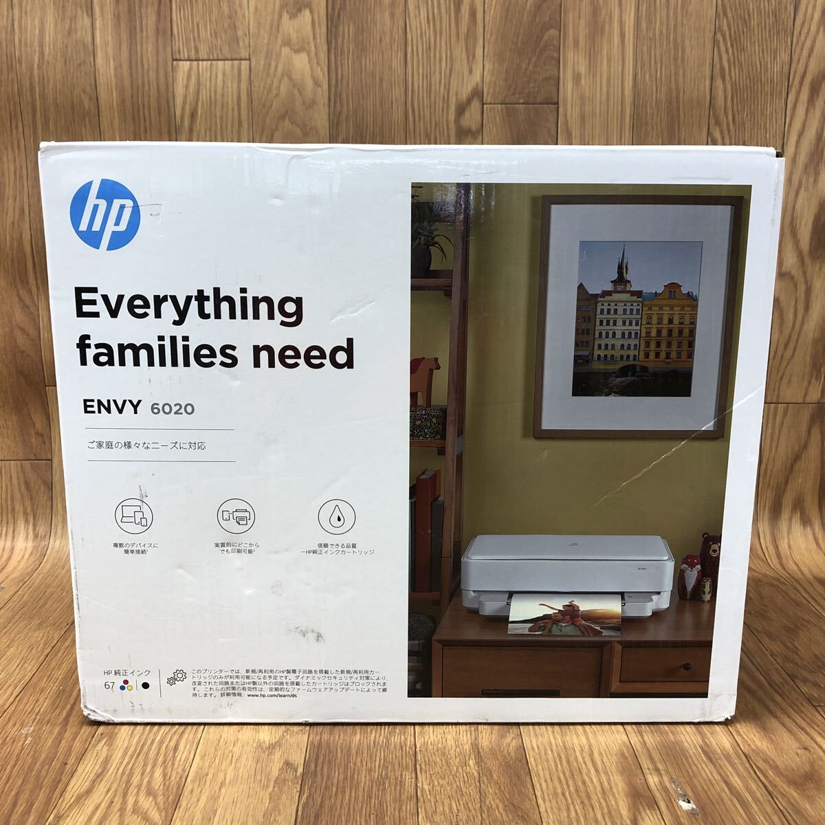 AKT-20251121-1516 【未使用】HP エイチピー ENVY6020 インクジェット プリンター A4 コピー スキャナー 動作未確認拍卖