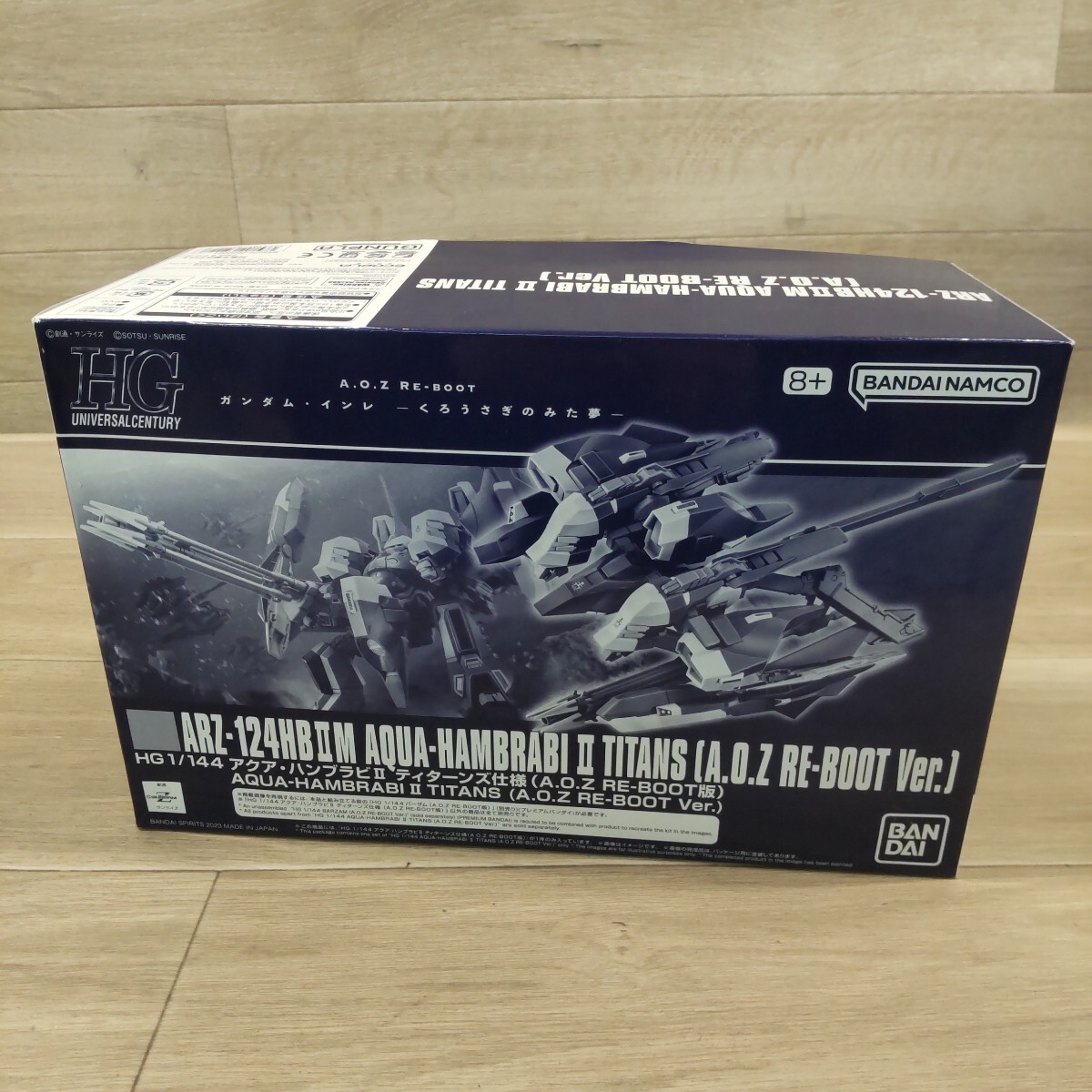 SIK-20251121-1531 未組立 プラモデル ガンプラ BANDAI HG 1/144 アクア・ハンブラビⅡ ティターンズ仕様 A.O.Z RE-BOOT版 HGUC拍卖